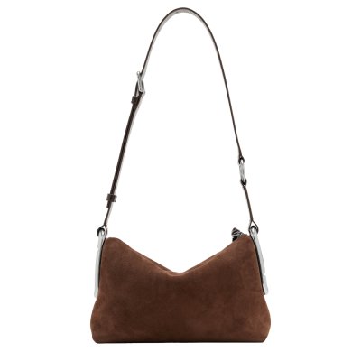 THE SCENE MEDIUM SHOULDER BAG IN SUEDE